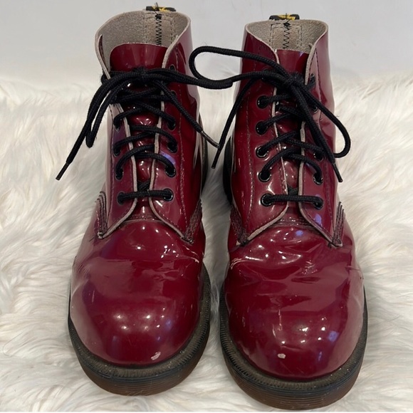 Vintage Dr. Martens Steel Toe Made in England SZ 8 - Picture 2 of 9